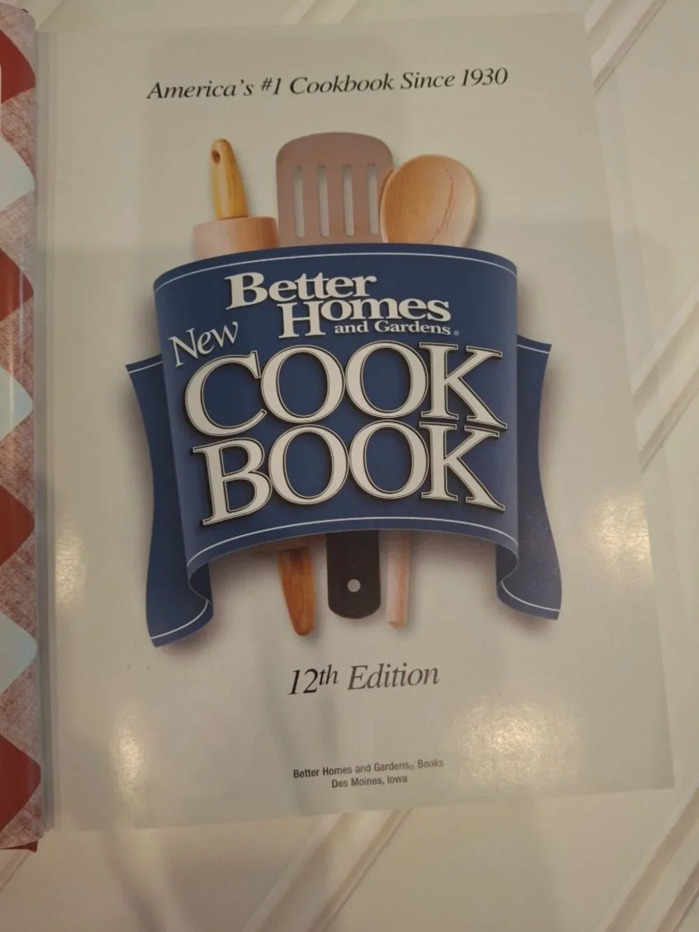 Better Homes Gardens New Cook Book 12th Ed 2002 Red Plaid Ring Binder Recipes